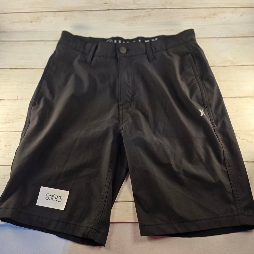 Hurley Mens Dri-FIT Hybrid Walk Shorts Black Size 30 Quick Dry Casual Surf